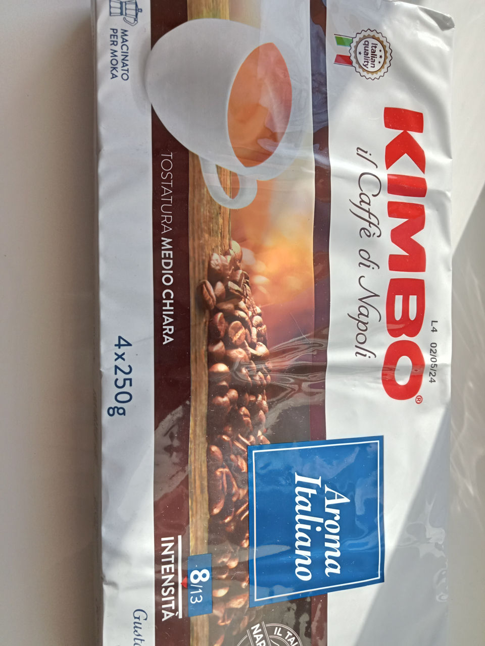 Натуральный кофе Italy Kimbo 65 лей