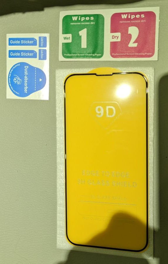Защитное стекло iPhone 14 / iPhone13/ iPhone13 Pro - 100 лей foto 0
