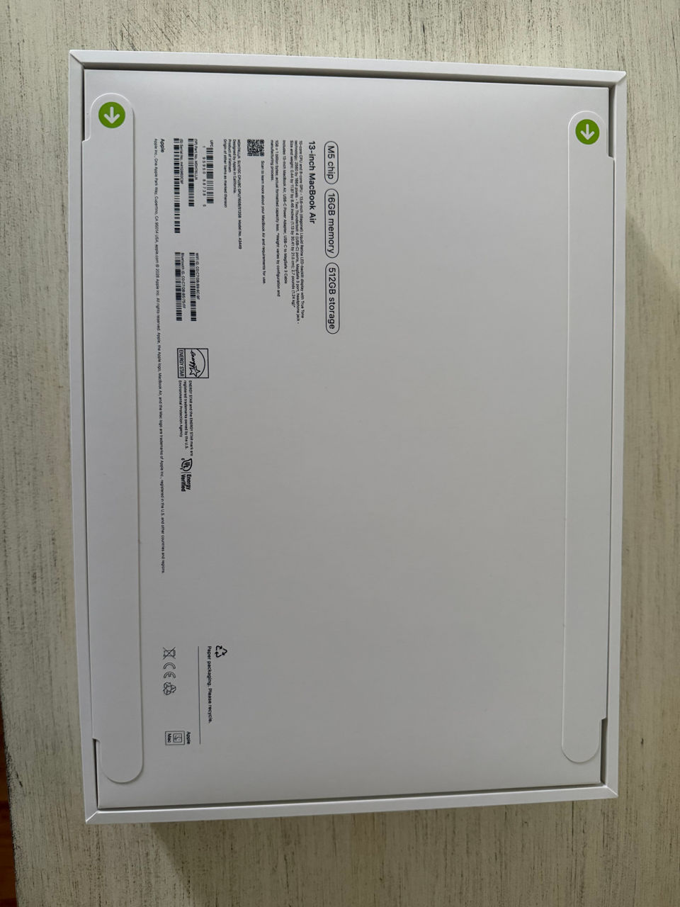 MacBook Air 13, M5/16Gb/512gb