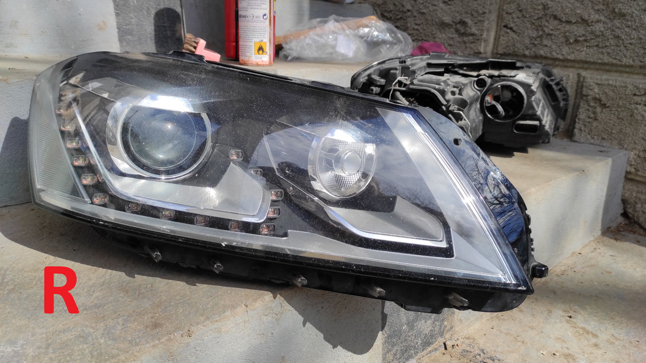 Passat B7 Faruri Фары Б7 Запчасти Xenon
