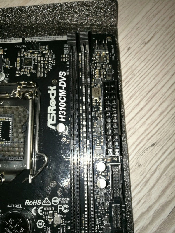 ASRock H310CM-DVS 1151 M-ATX D-Sub/DVI DDR4 foto 3