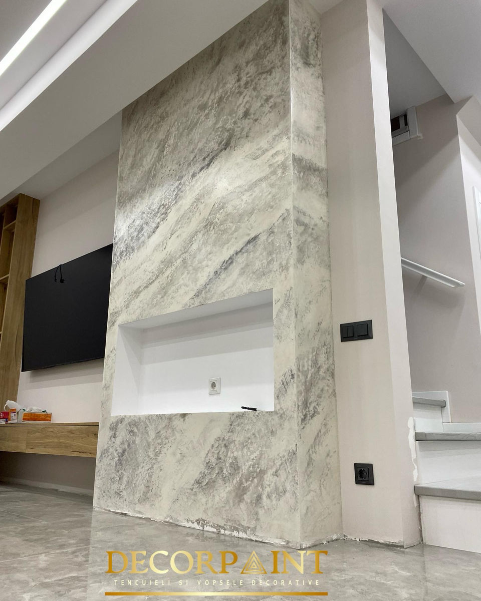 Finisaje decorative. Tencuiala si vopsea decorativa. Декоративная штукатурка фото 5