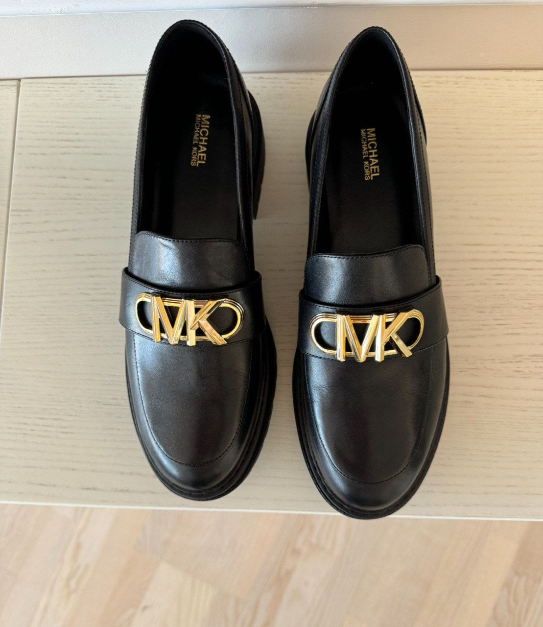 Michael Kors.Мокасины с логотипом Parker-лоферы.Из натуральной кожи