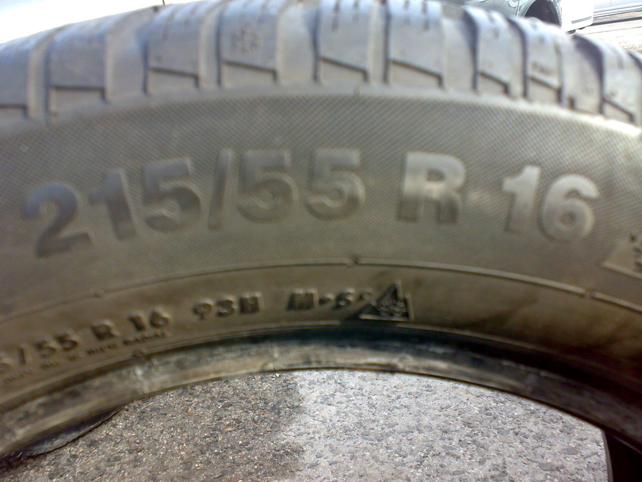 Зимняя резина R15, R16.