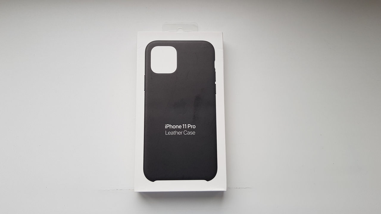 Apple iPhone 11 Pro Leather Case - Black foto 0