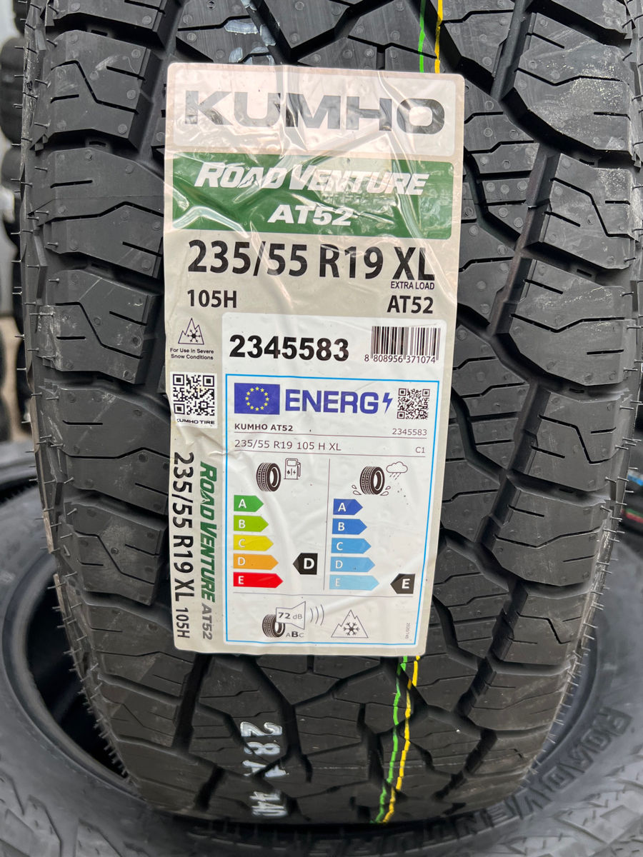 235/55 R19 Kumho Road Ventures AT52/ Доставка, livrare toata Moldova 2024 фото 1