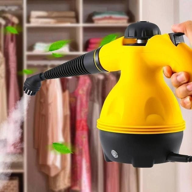 Многофункциональный ручной отпариватель. Электрический пароочиститель Steam Cleaner DF-A001 фото 2