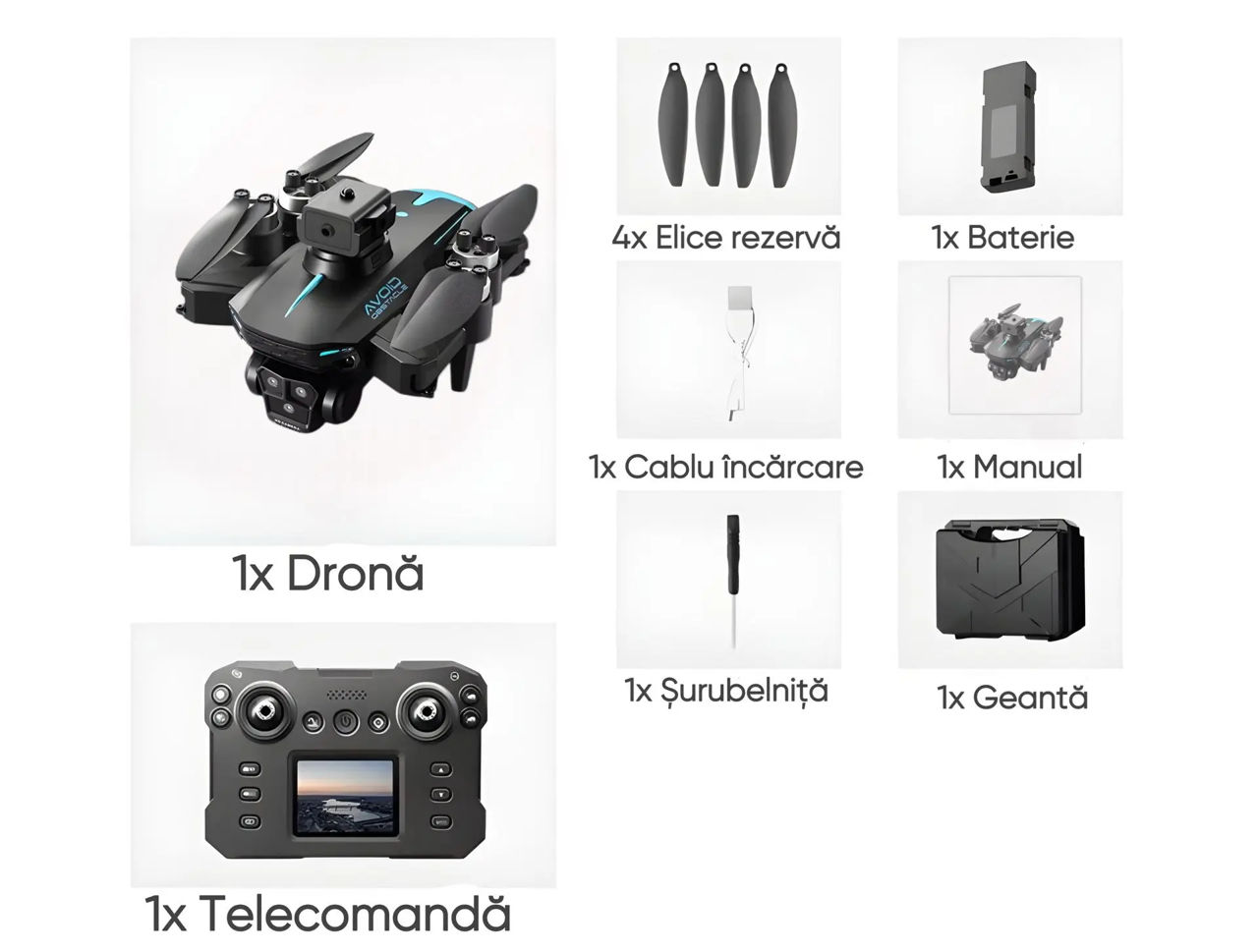 Drona Profesionala Cu Camera HD / Drona Profesionala Cu Camera HD foto 5