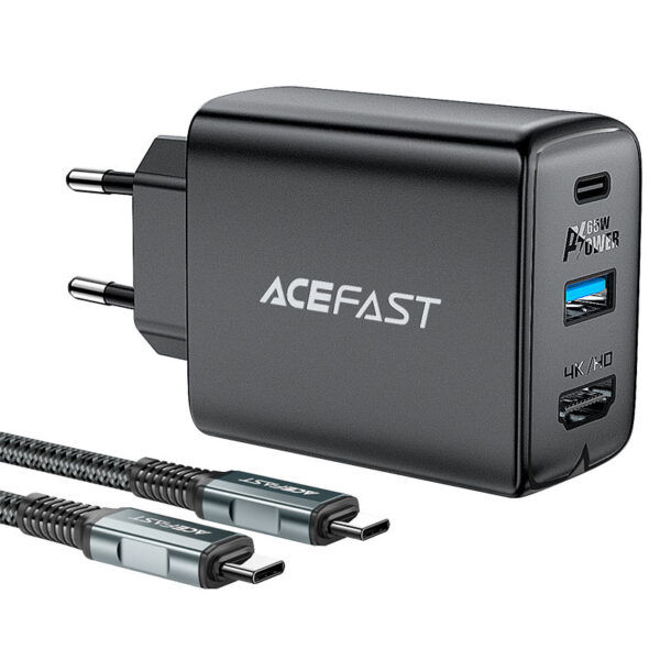 Incarcator Hub Multifunctional Acefast A17 65w Gan foto 0