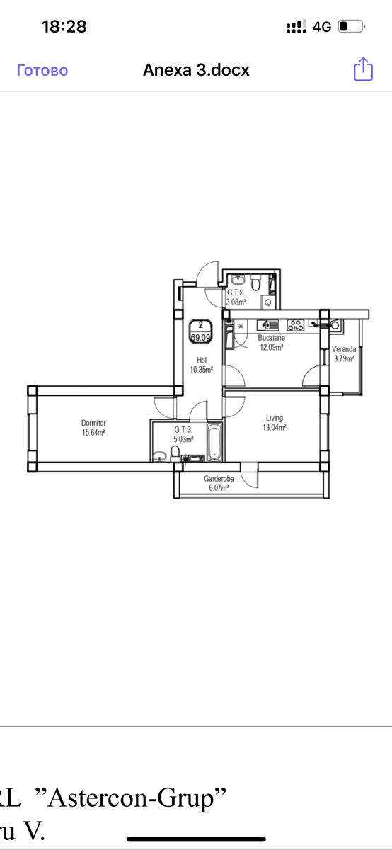 Apartament cu 2 camere,  Buiucani,  Chișinău mun. foto 4