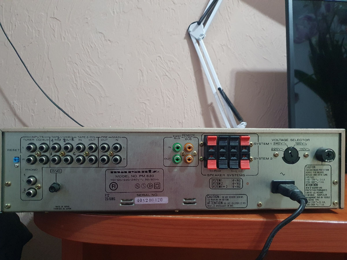 Vând  Amplificator Marantz Pm 630 foto 6