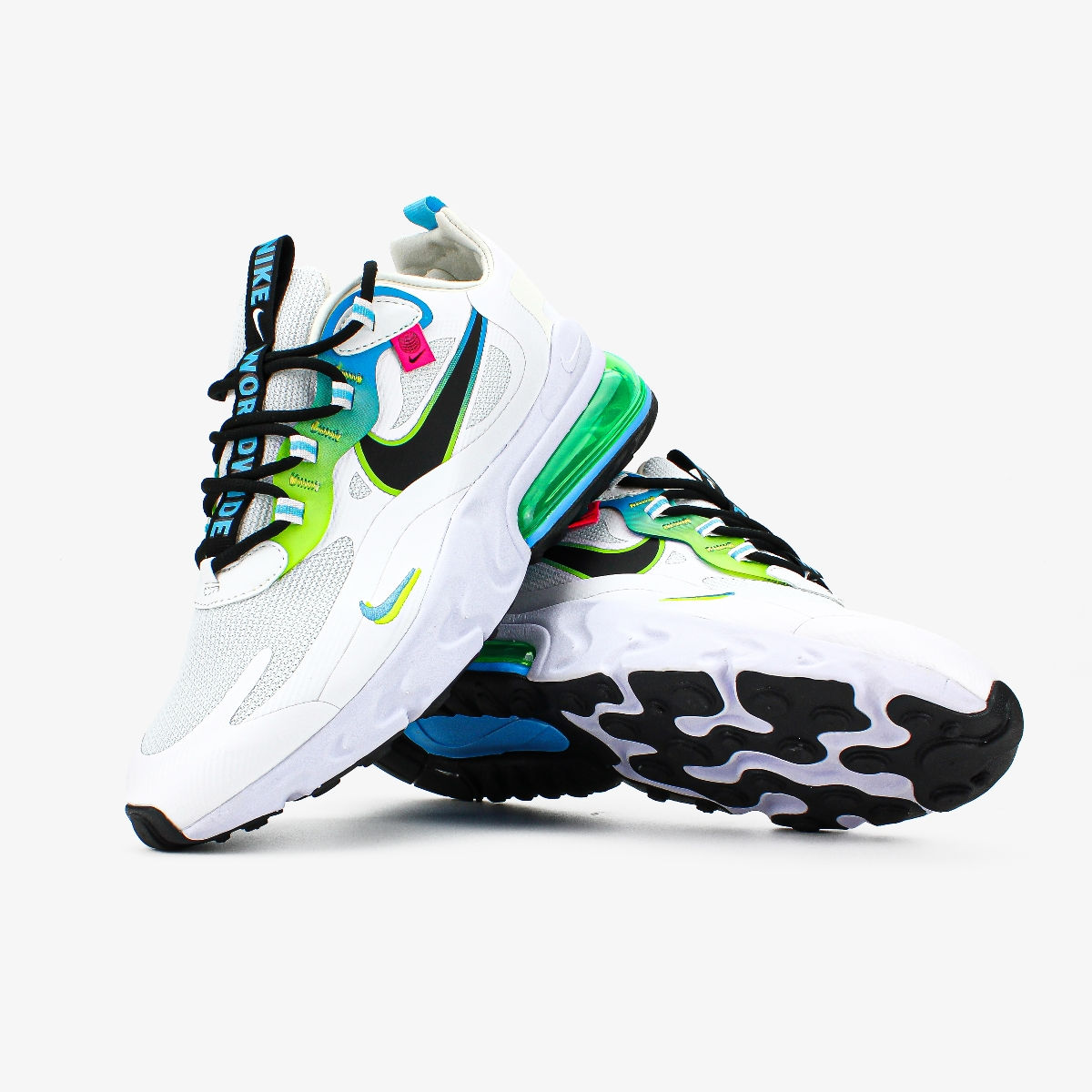Nike Air Max 270 React White/Green фото 7