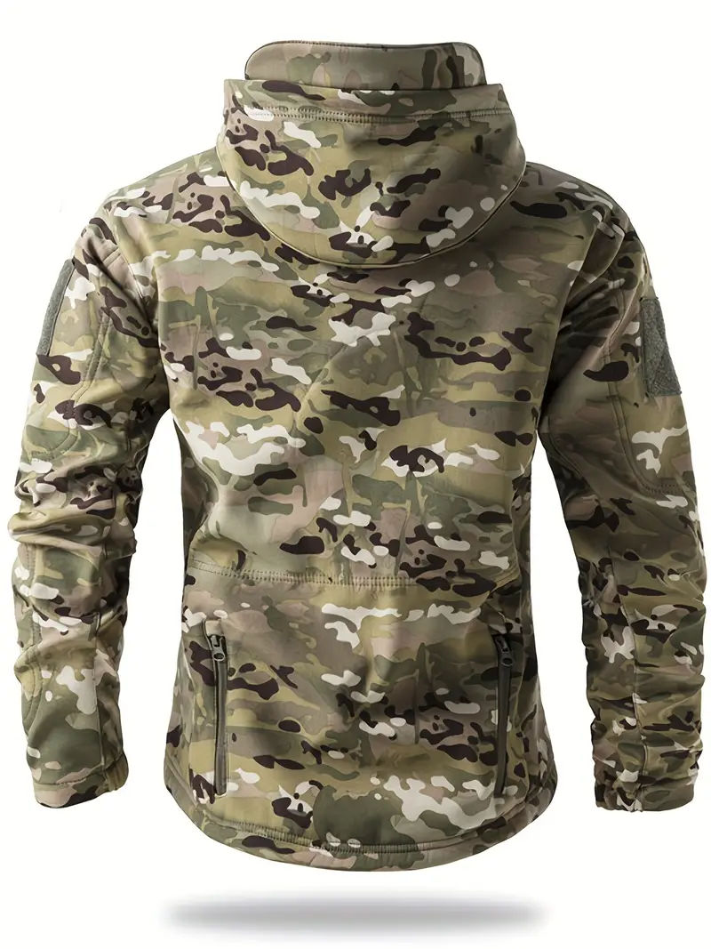 Теплый камуфляжный костюм SoftShell foto 2