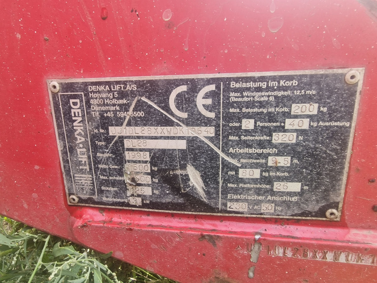 Продается: Телескопический подъёмник Denka Lift DL28 фото 4