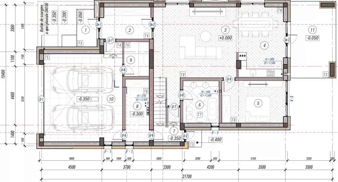 Casă de locuit individuală S+P+E/stil modern/180m2/construcții/arhitect/renovări/reconstrucții foto 7