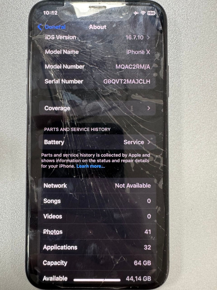 iPhone X 64 GB Orange  foto 2