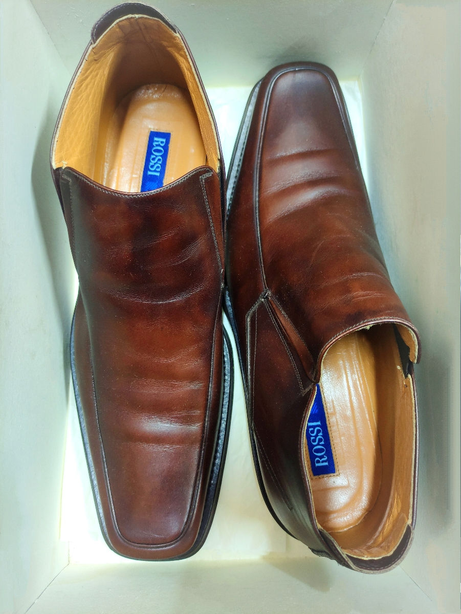 Pantofi noi din piele Sergio Rossi (Made in Italy) foto 1