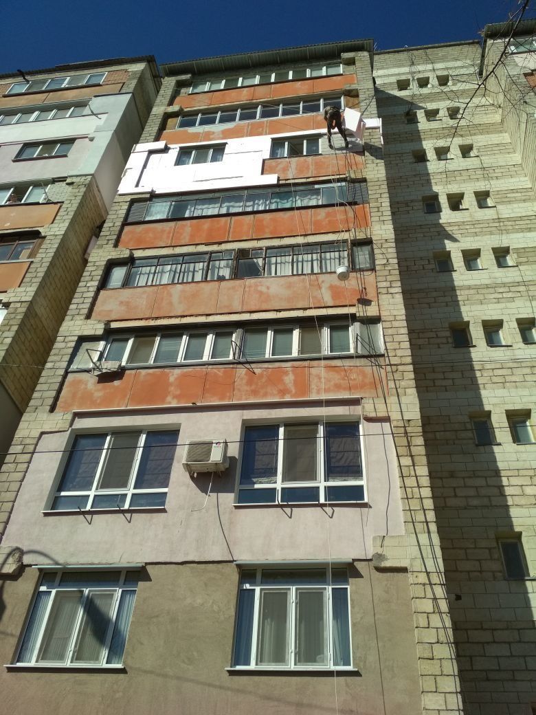 Termoizolarea(încălzirea)pereţilor caselor cu penoplast ,утепление фасадов foto 8