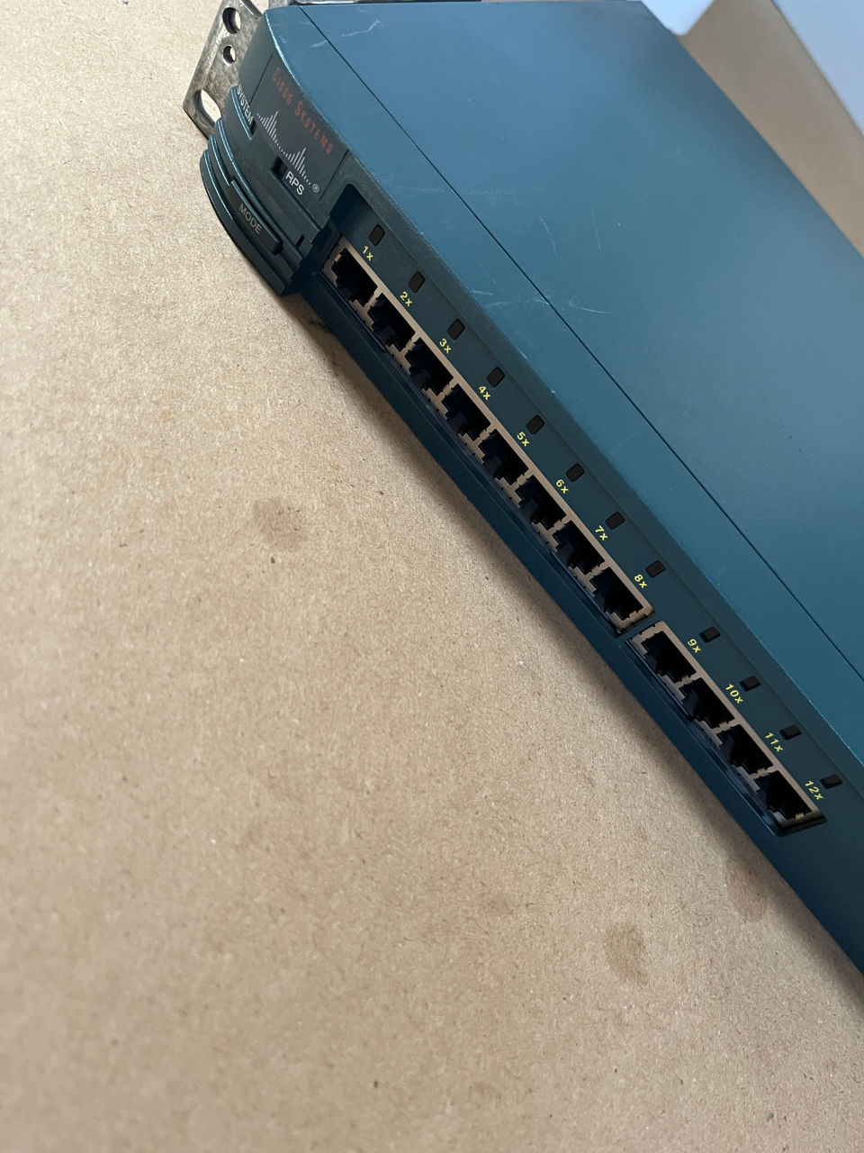 Kit Staffe Montaggio Rack 1RU Per Cisco 2960 3750 3560 Nuovo RCKMNT-1RU