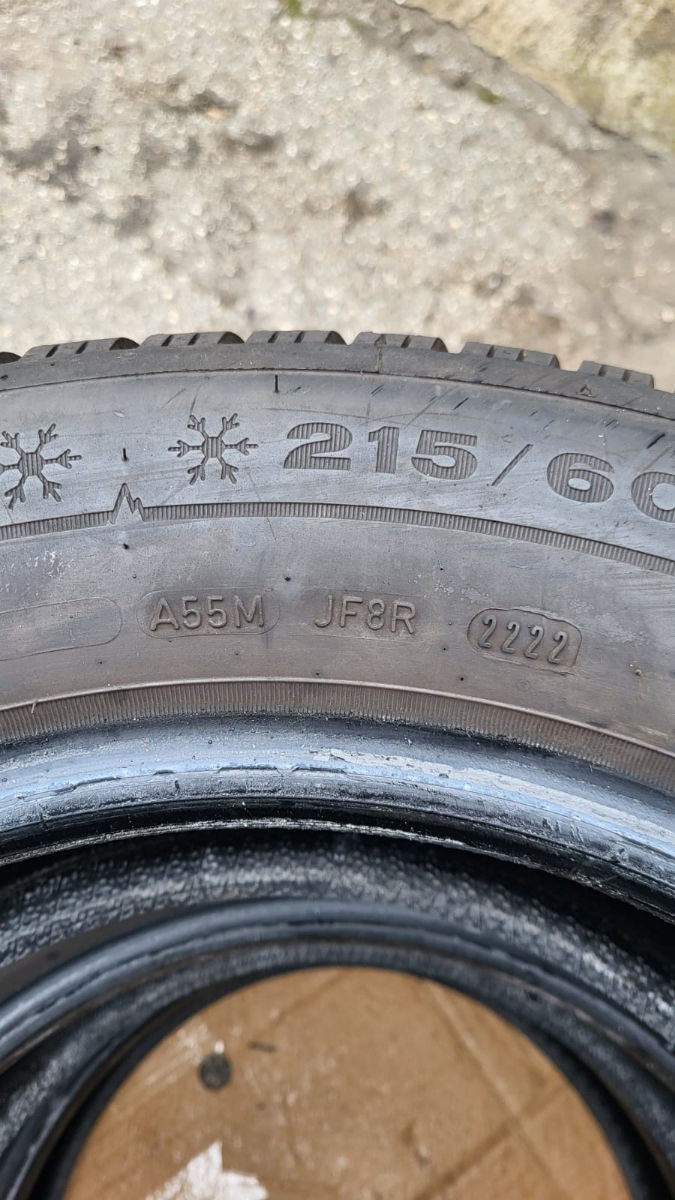 215 60 16, 2022 Dunlop Germania iarna 95% foto 1