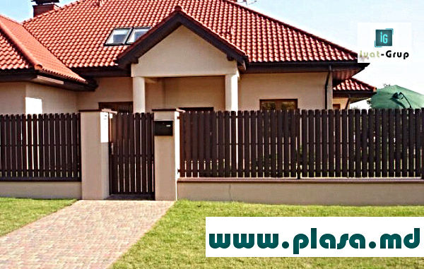Garduri metalice in Moldova.Заборы металлические.Plasa metalica.Сетка металлическая.Eurogard.Stilpi foto 4