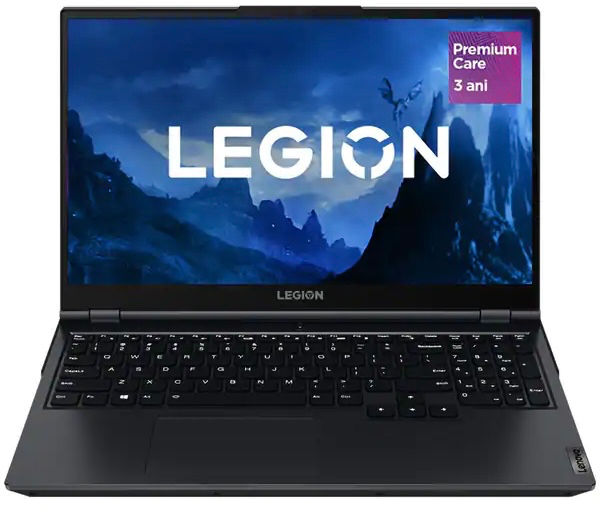 Laptop Gaming LENOVO Legion 5 15ACH6H, AMD Ryzen 5 5600H pana la 4.2GHz ...