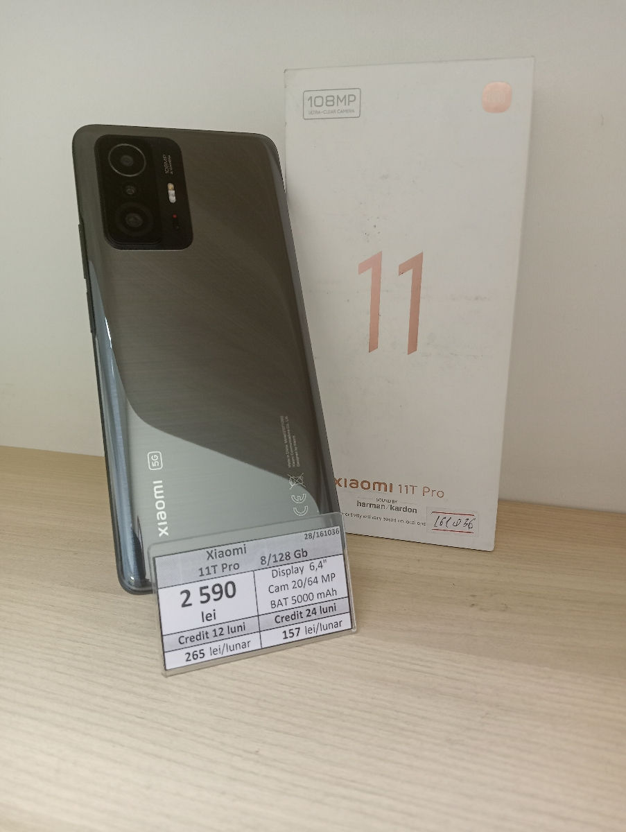 Xiaomi 11T Pro 8 /128 Gb. Pretul 4190 lei