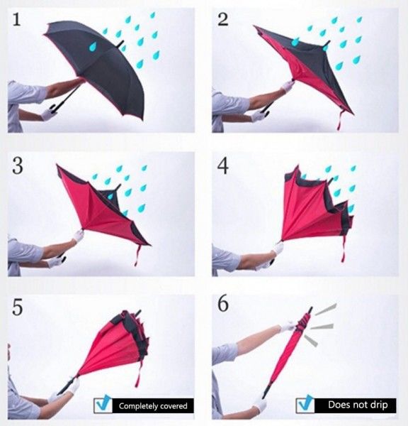 Зонт-наоборот (UP-brella) -250лей foto 5