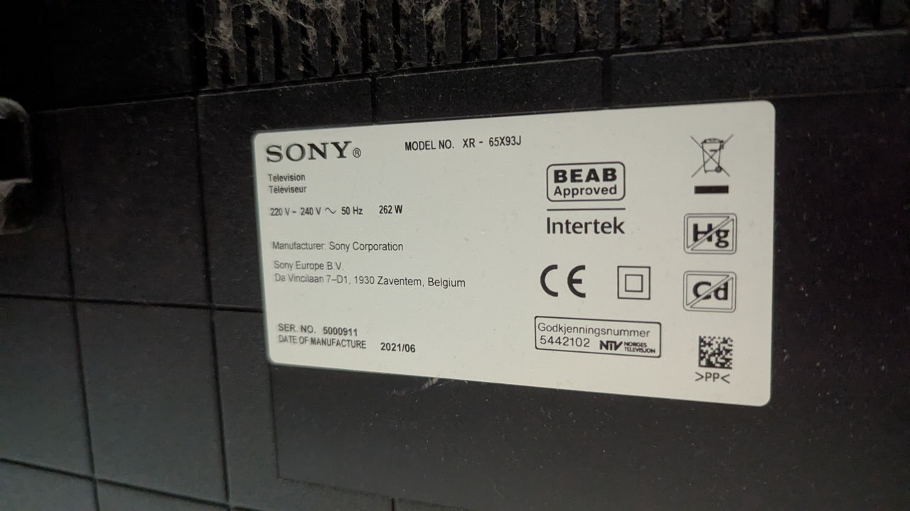 Sony XR - 65x93j foto 1