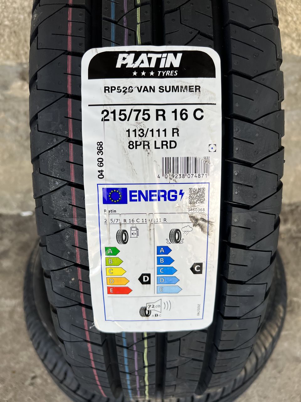 215/75 R16C Platin RP520 Van Summer/ Доставка, livrare toata Moldova foto 2