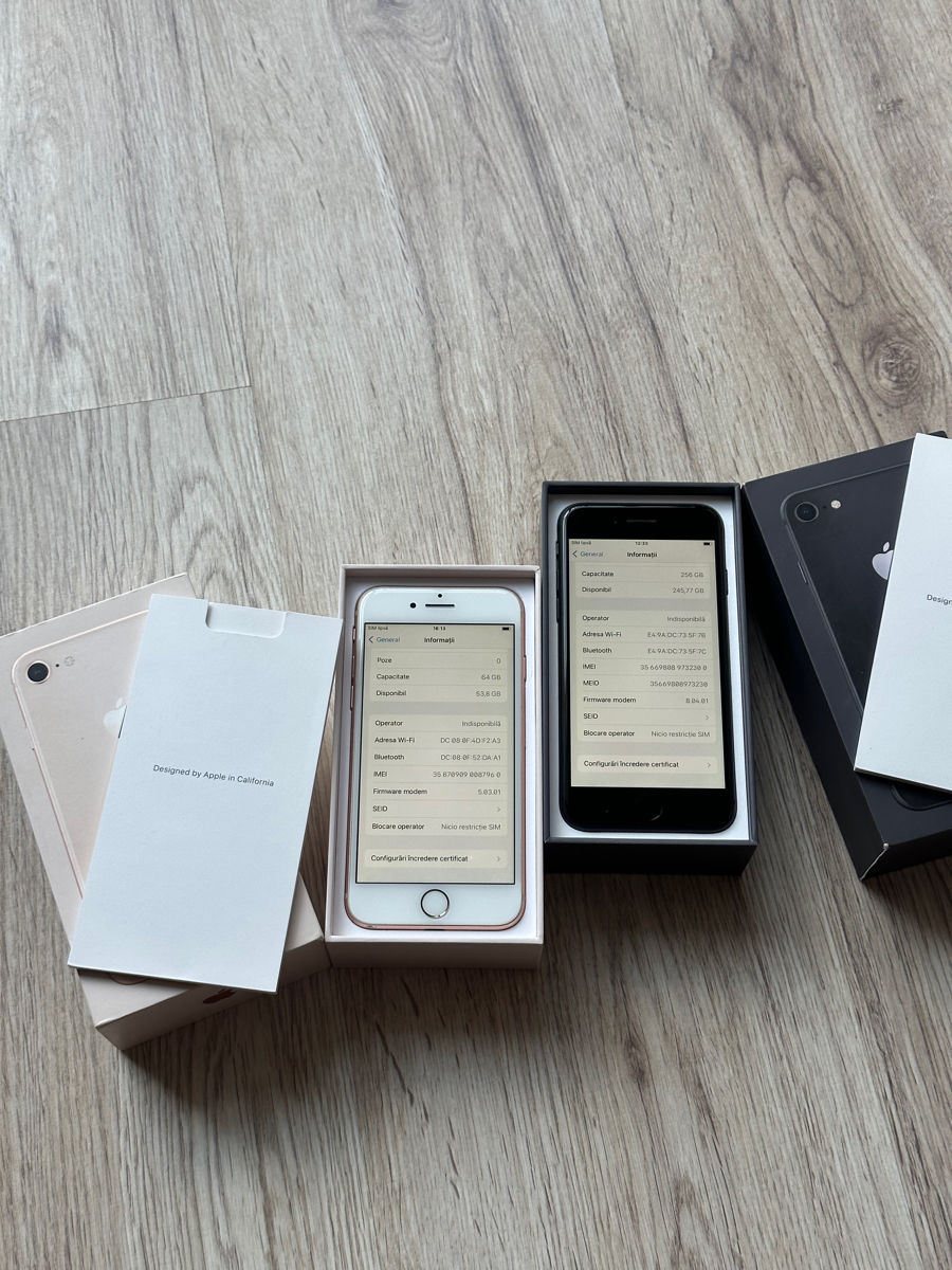 iPhone 8, 256/64, Space Gray/Gold foto 8