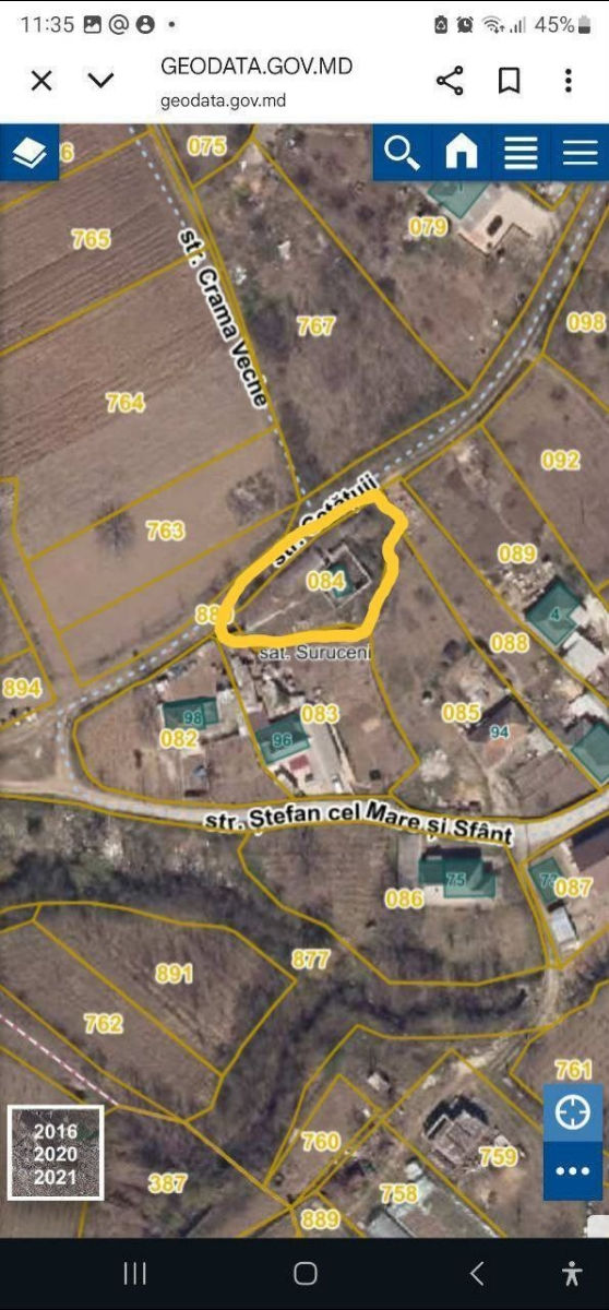 Teren pentru construcții, Suruceni, 6 ari