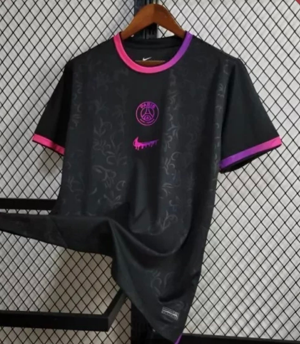 Tricou de fotbal PSG Noir jersey tricou  foto 1