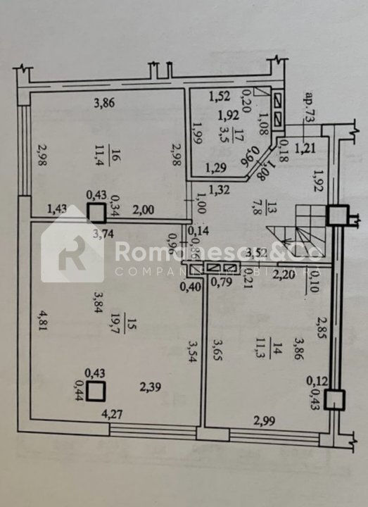 Apartament cu 3 camere,  Buiucani,  Chișinău,  Chișinău mun. foto 14