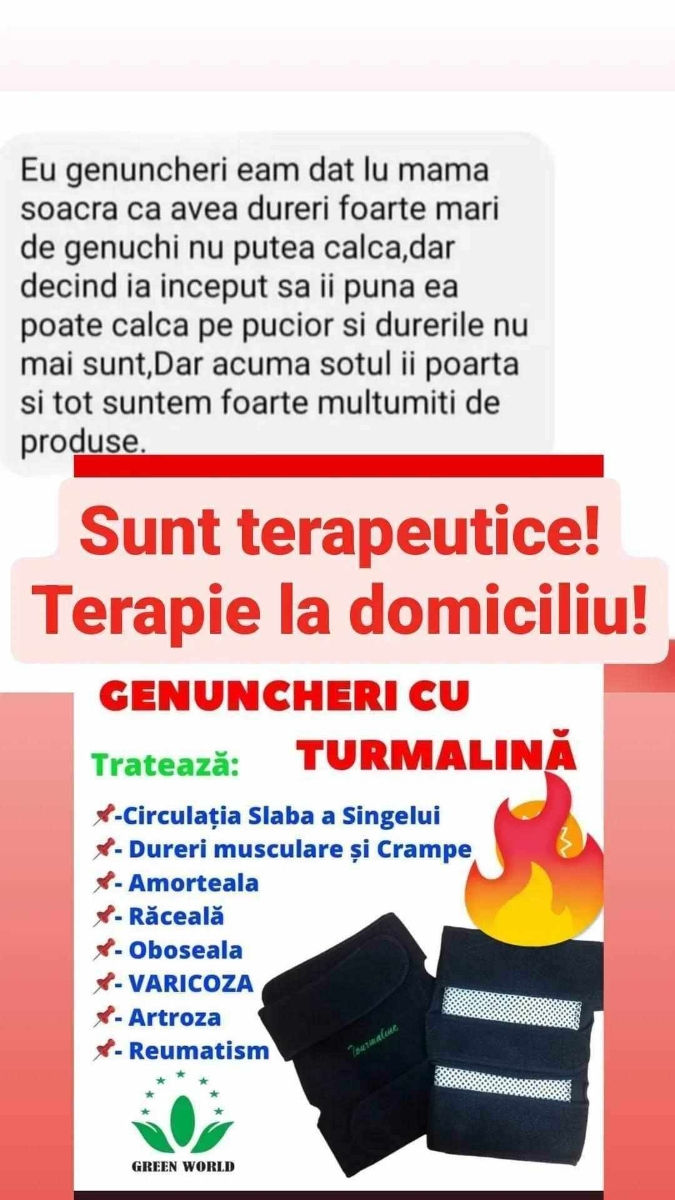 Genunchiere cu turmalină foto 2