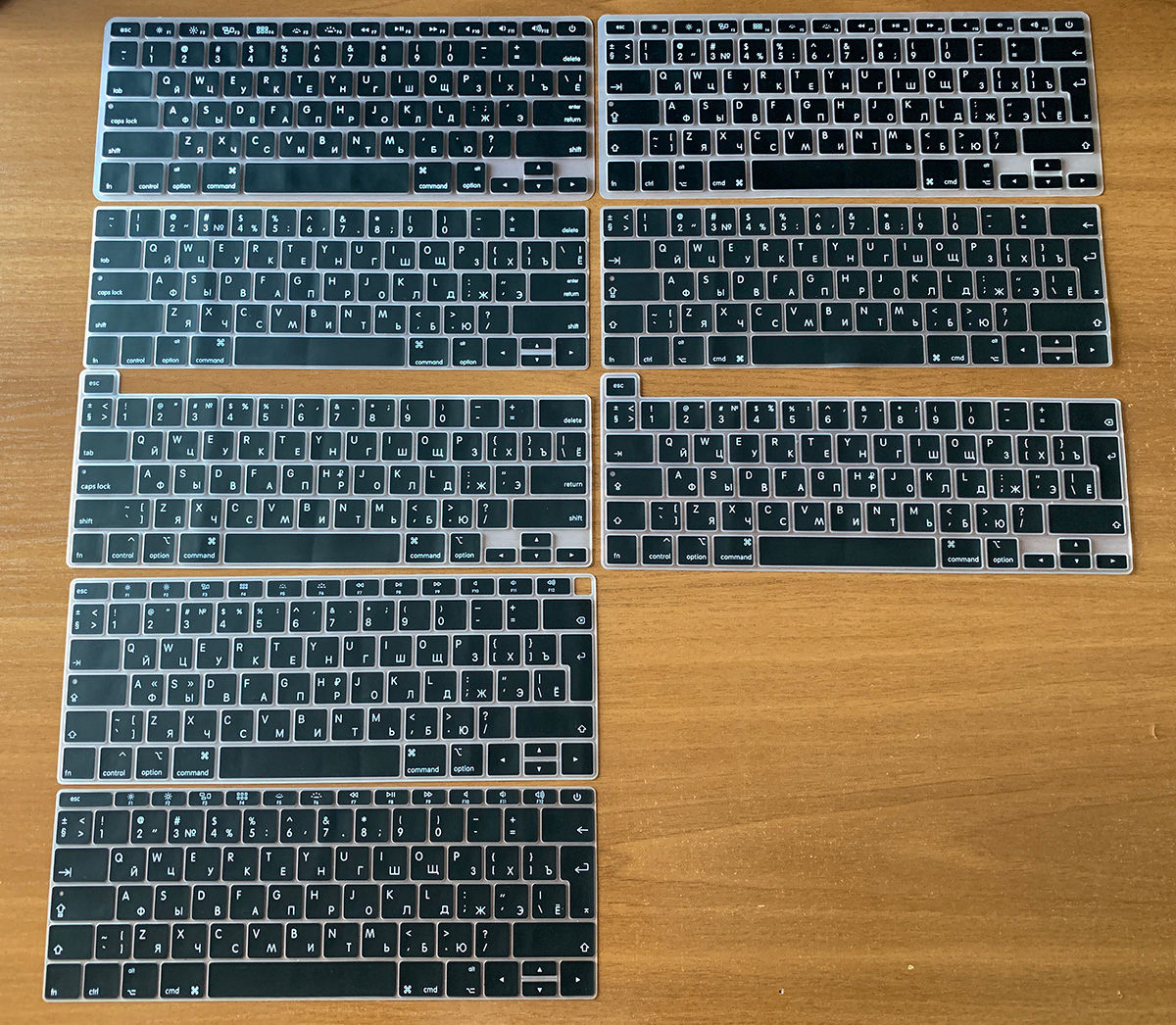 Силиконовая накладка для клавиатуры Apple MacBook (с русскими буквами) фото 3