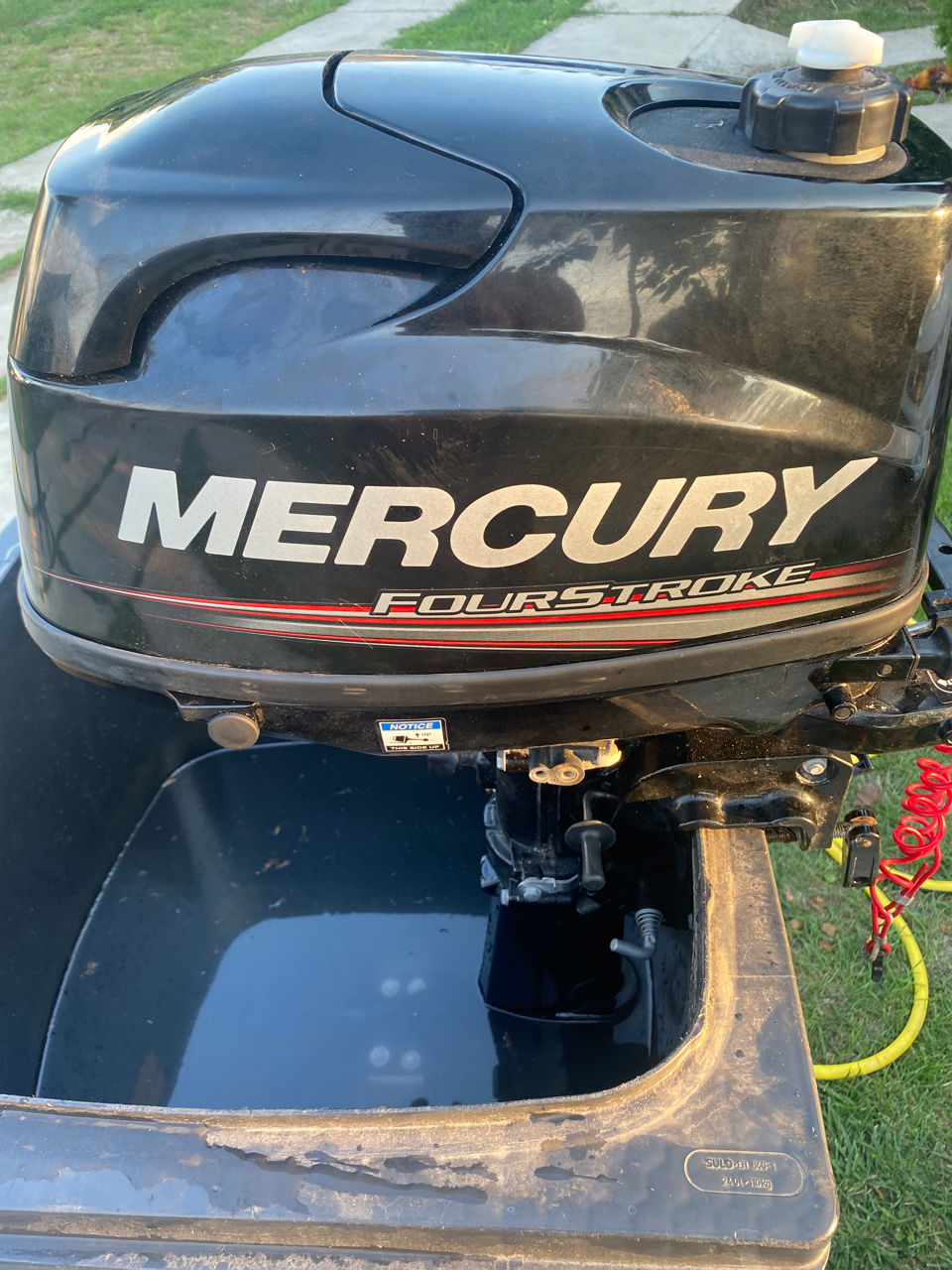 Motor pentru barcă Mercury 6 CP фото 3