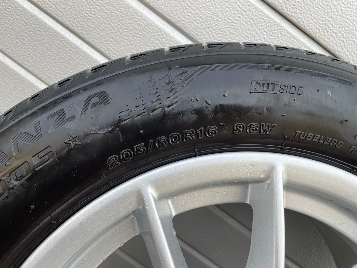 4 Jante+4 anvelope 205/60 R16Jante originale BMW G20/g30Anvelope Bridgestone foto 3