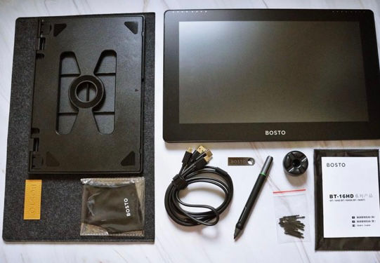 Экранный графический планшет BOSTO BT- 16HDK (новый, распечатанный)
