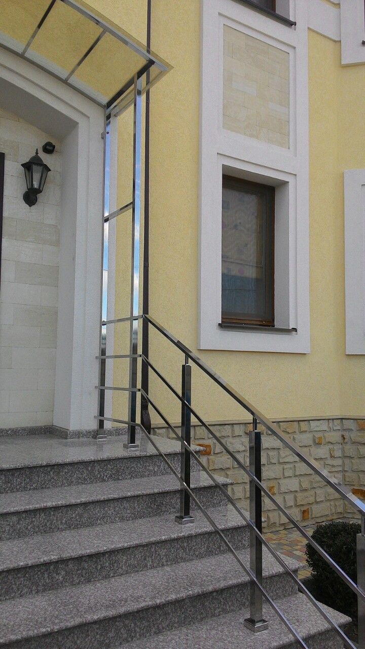 Перила из нержавейки от 65 € пог.м , Balustrade din inox de la 65 € m.l foto 5