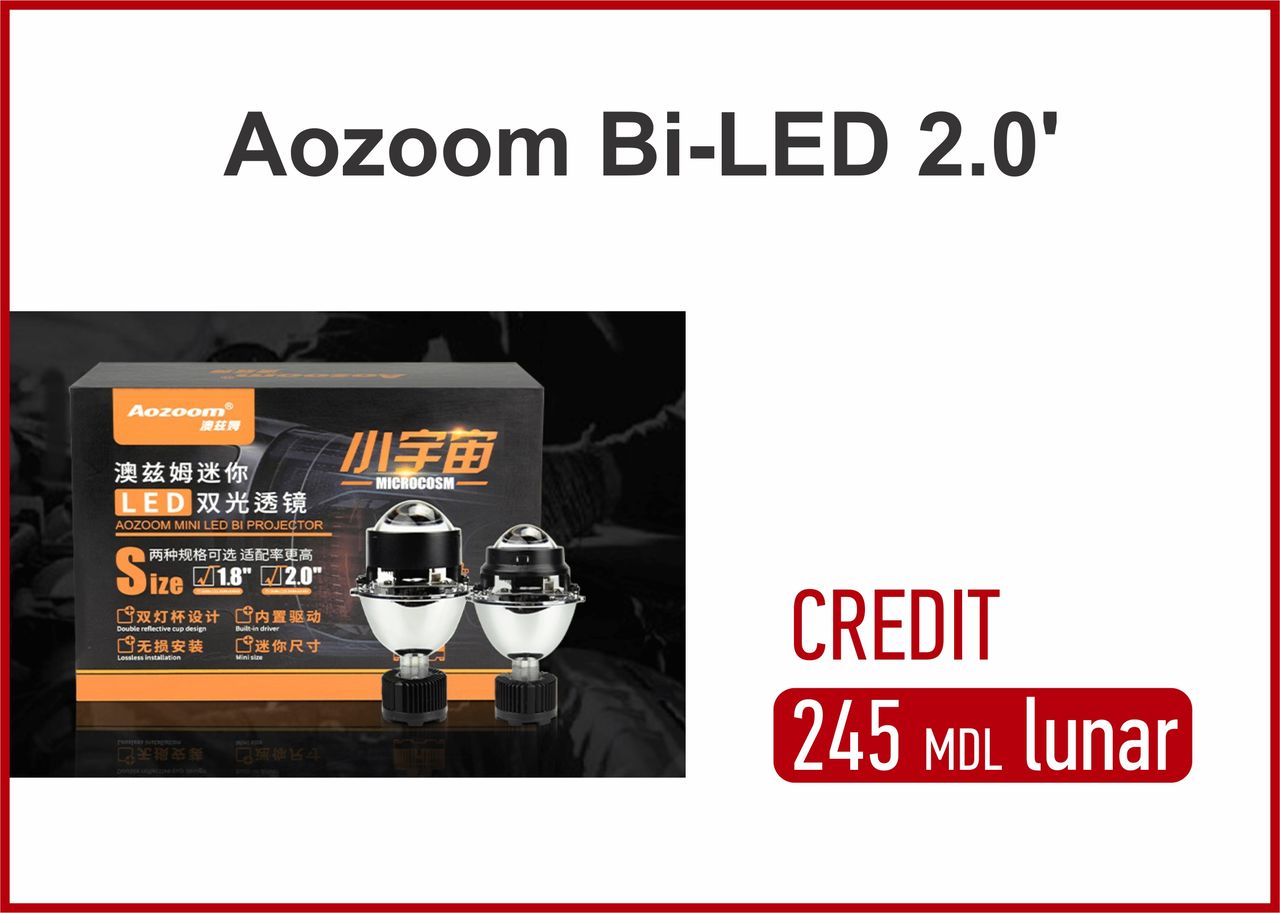 Bi-led линзы aozoom - у эксклюзивного дистрибьютора в молдове! лучшие оптовые и розничные цены! foto 9