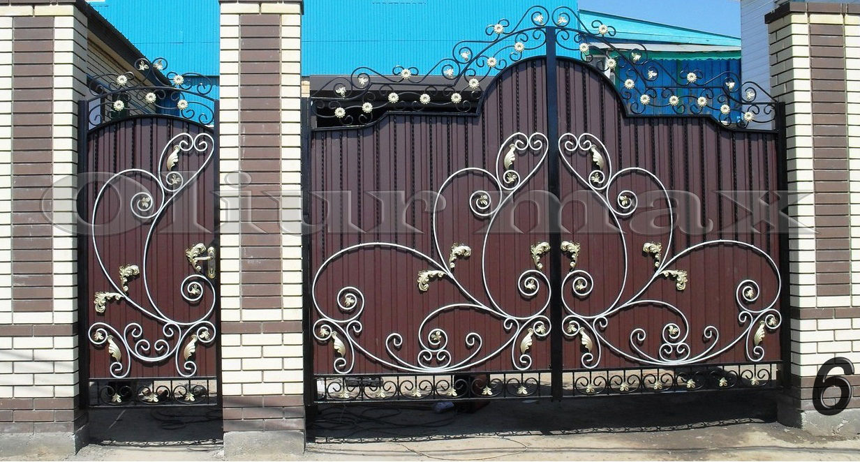 Козырьки, ворота, заборы, решётки, металлические двери  и другие изделия из металла foto 4