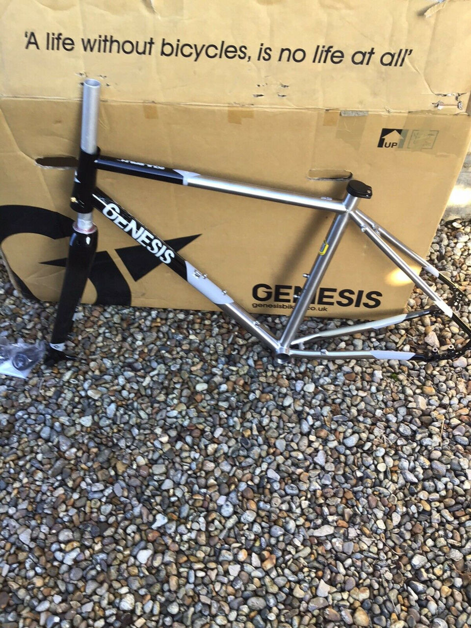 Genesis Equilibrium Reynolds 931 Disc Frameset Dream Build - inox - нержавеющая сталь foto 0