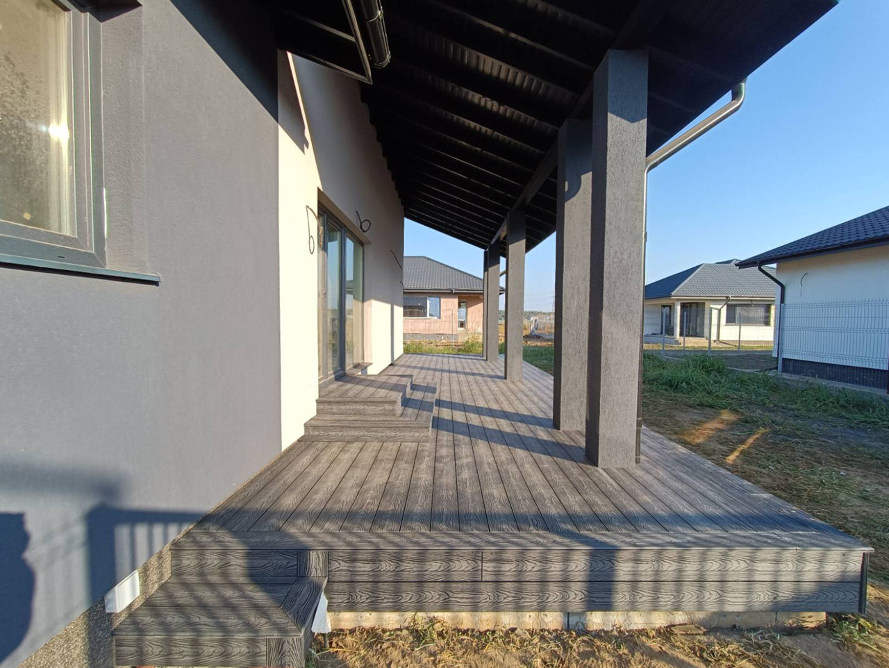 Decking WPC sistem de pavare pentru terase si piscine террасная доска древесно-полимерный композит foto 8