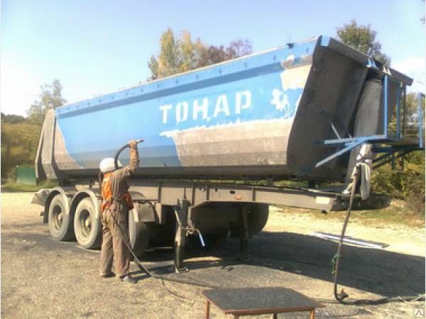 Пескоструйная обработка тягачей прицепов фото 7
