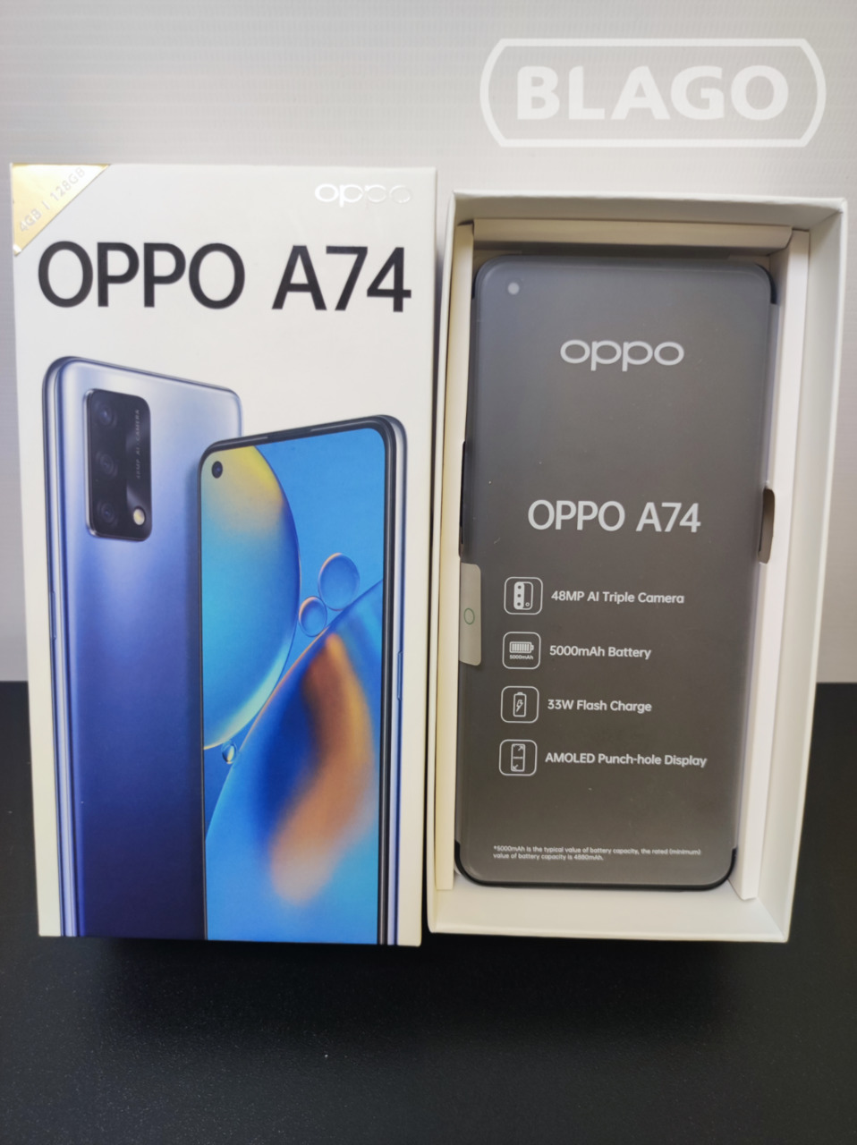 Oppo A74 4/128 GB 3290 lei