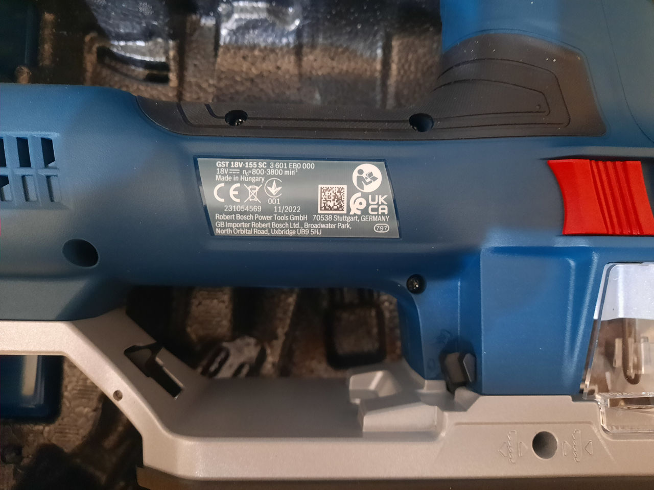 Лобзик Bosch Professional GST 18V-155 SC foto 3