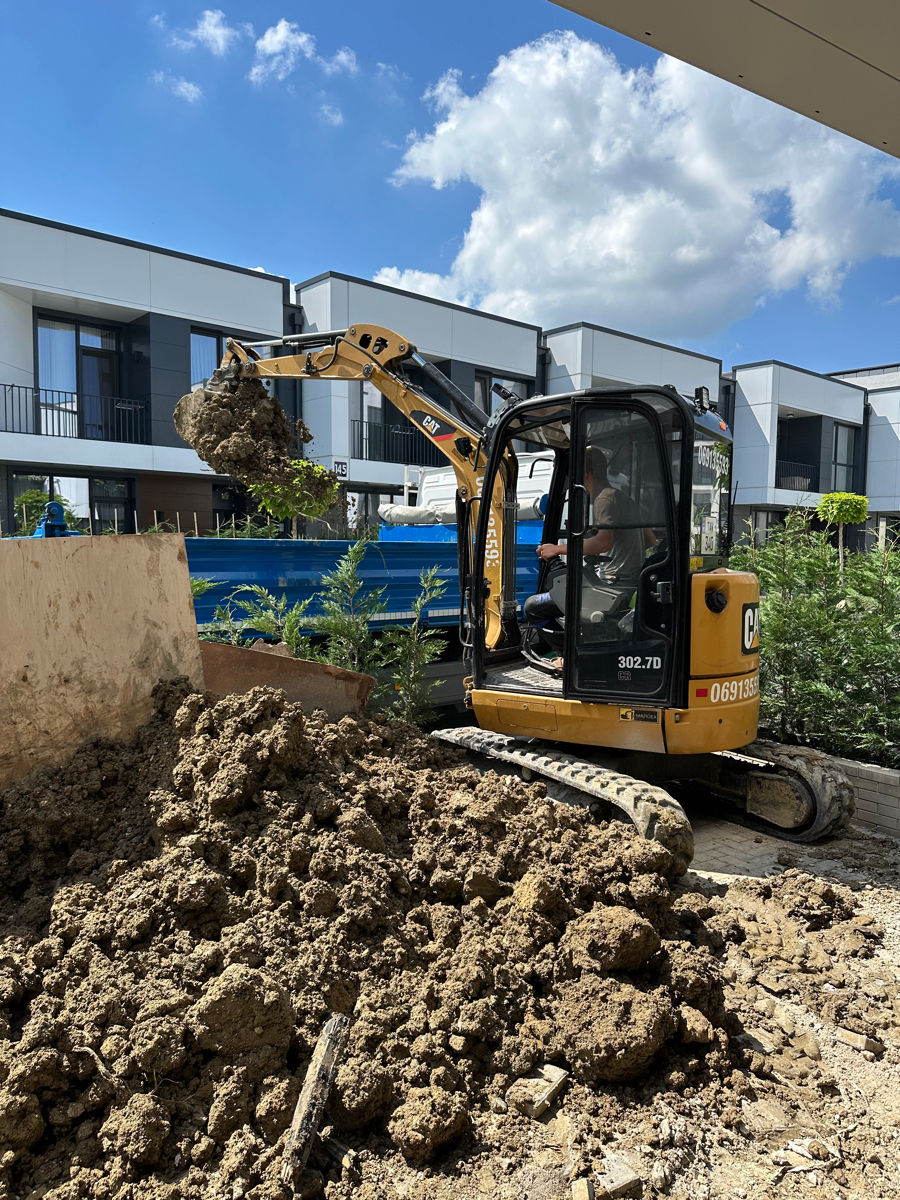 Excavator buldoexcavator bobcat foto 0