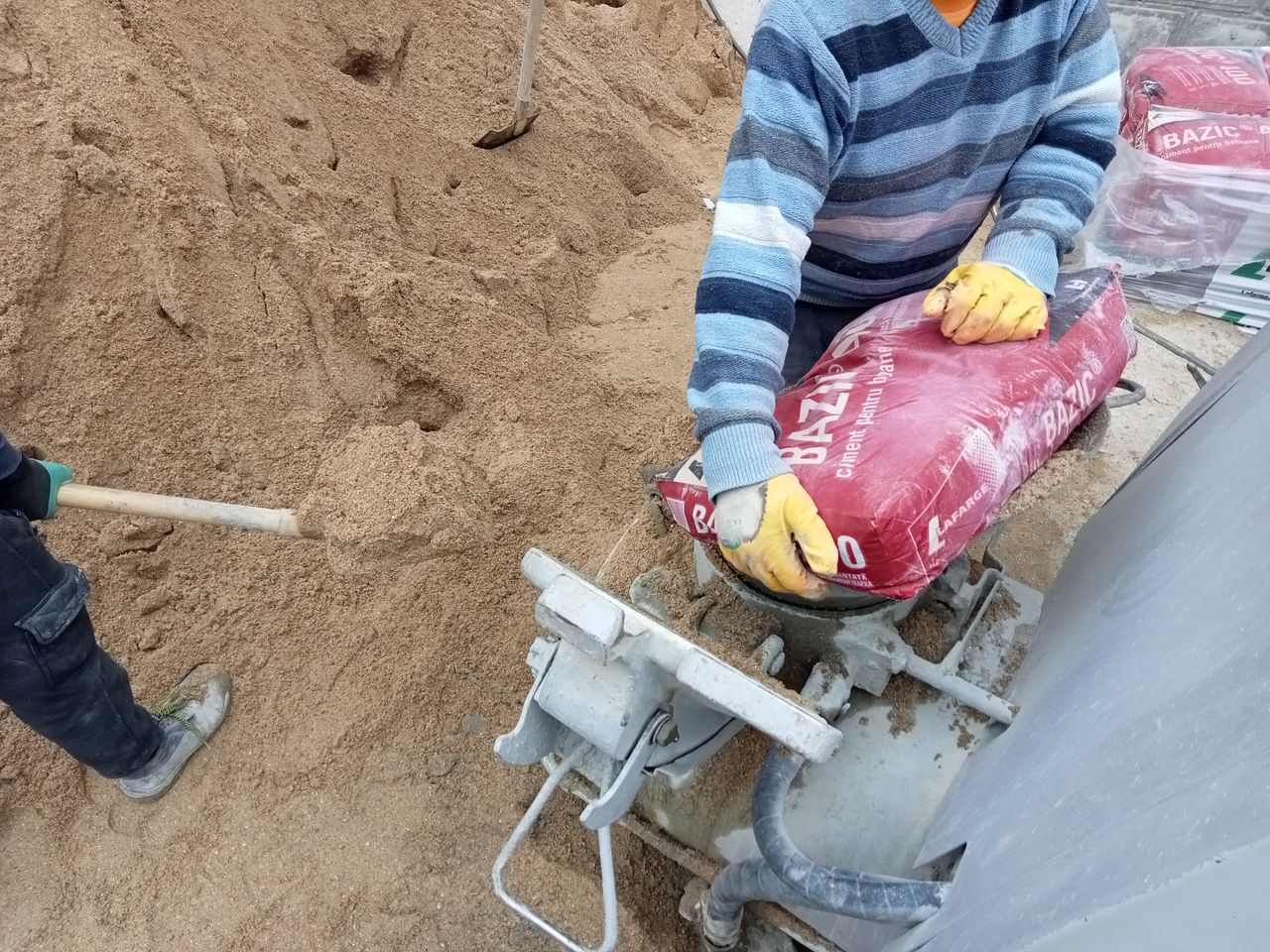 Granule polistiren * Полусухая стяжка * гранулы * утепление foto 4