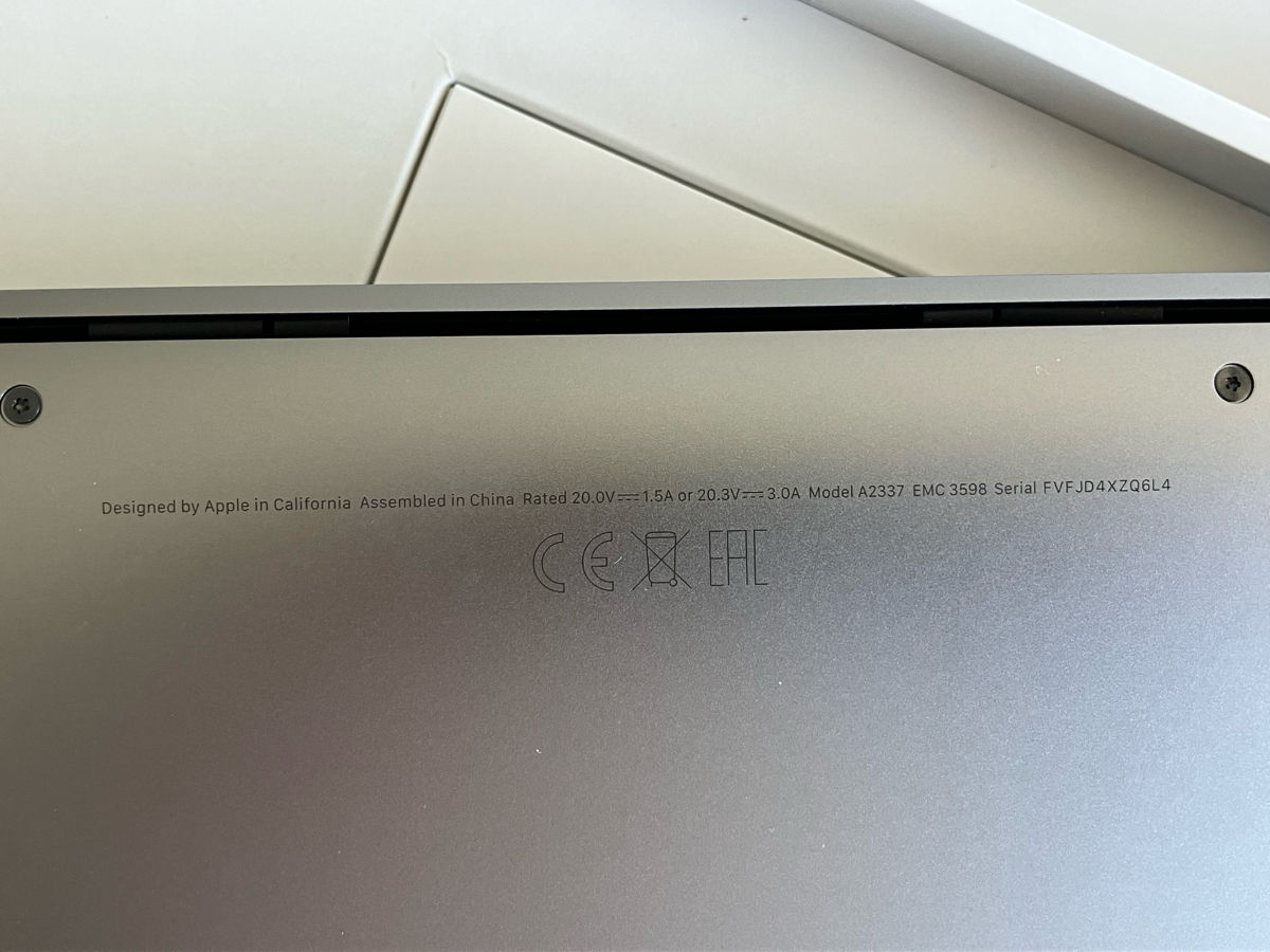 13,3" Apple MacBook Air A2337, Argintiu, M1 with 8-core CPU and 7-core GPU, 8GB/256GB, macOS NEW nou foto 2